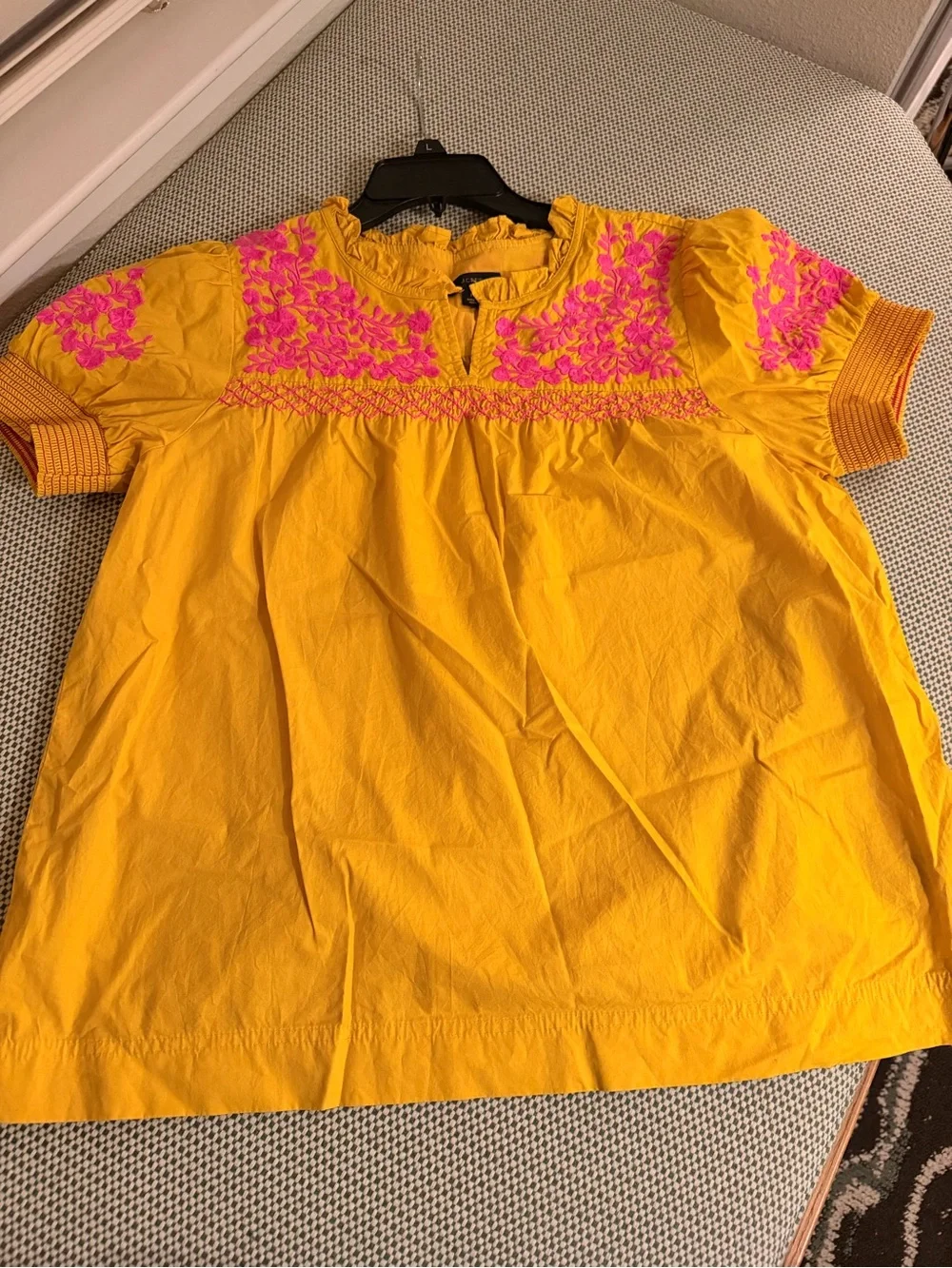 J. Crew mustard yellow